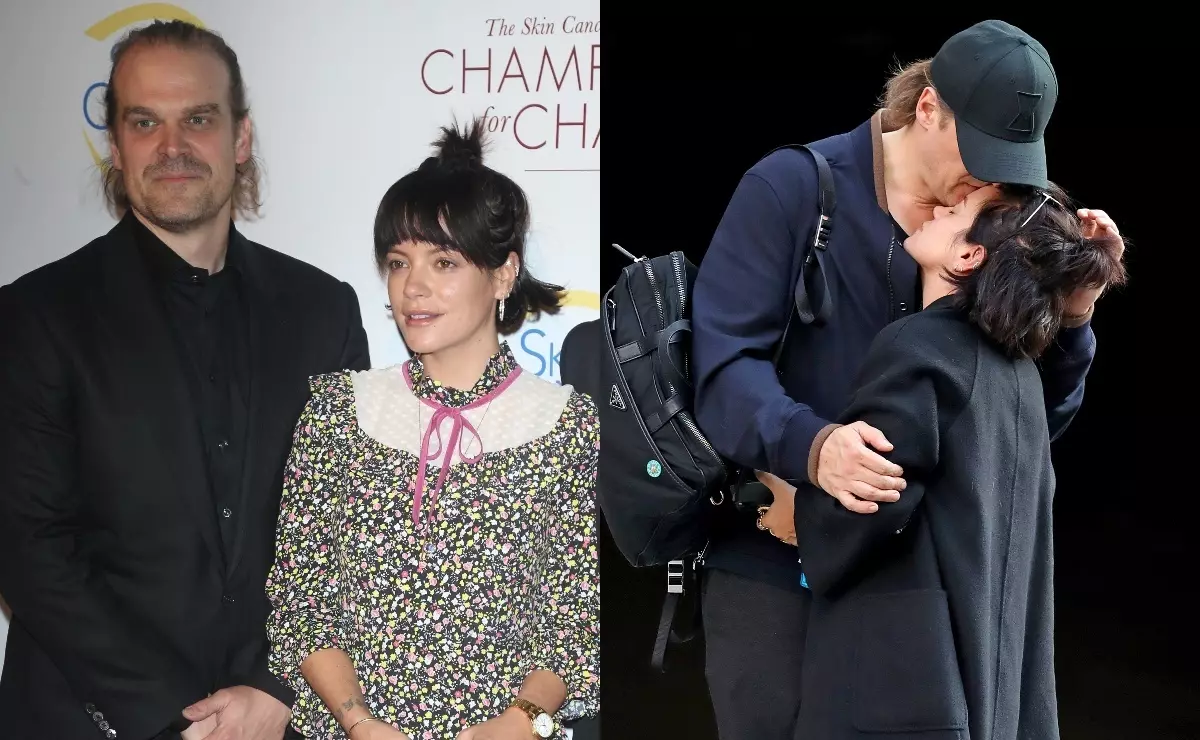 David Harbour sy Lily Allen no namoaka voalohany taorian'ny fanamafisana ny tantara