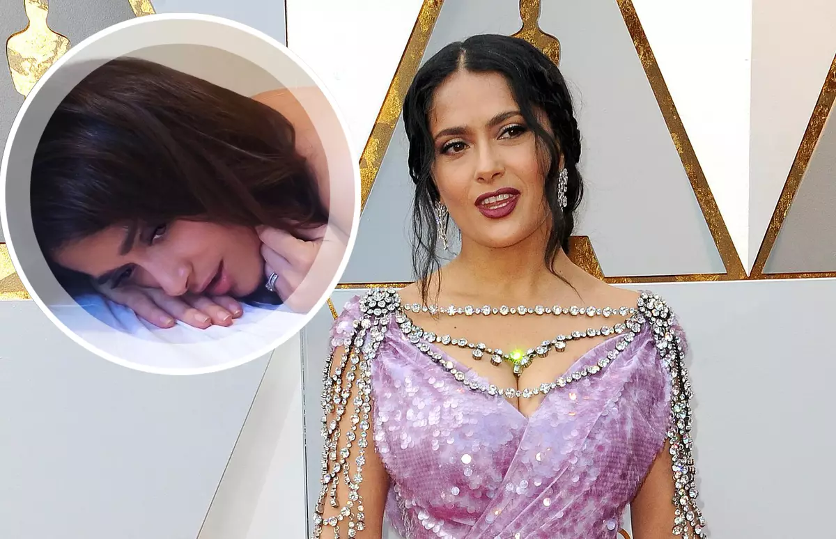 Salma Hayek Gara da Biyan kuɗi miliyan 12 a cikin hoto na Instagram