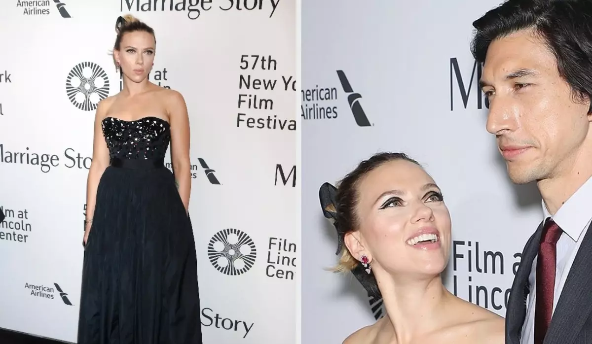 Si Scarlett Johansson at Adam driver ay nagdala ng "kasal kuwento" sa Film Festival sa New York