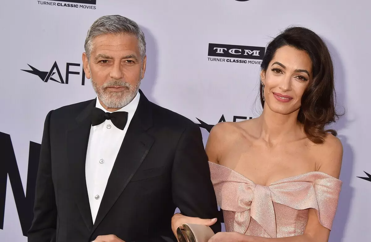 Foto: George og Amal Clooney feiret det femårige familielivet