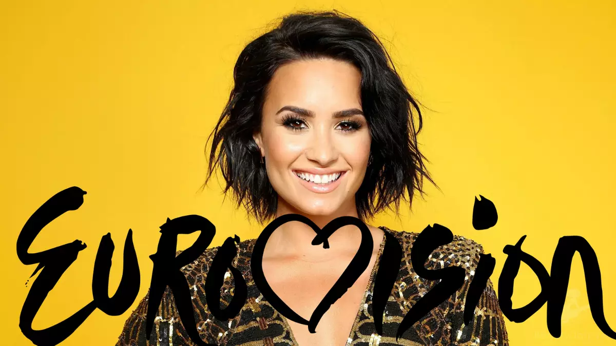 Demi Lovato pacelsies komēdijā par Eirovīziju, kopā ar Pierce nodaļu un Rachel Makadams