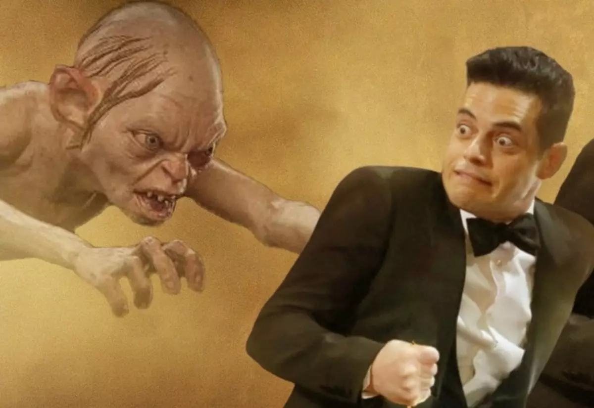 Nuotrauka: nukrito nuo scenos Rami Malek tapo labiausiai juokinga Oscar meme