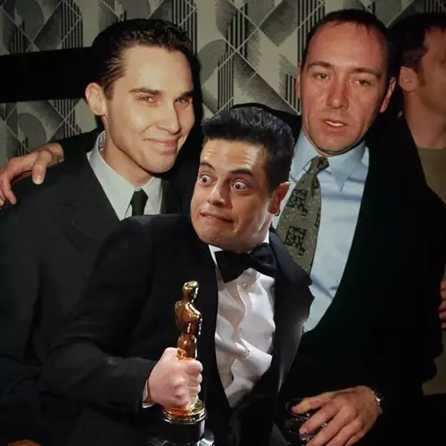 Foto: nokrīt no skatuves Rami Malek kļuva par smieklīgāko Oskara memu 31110_5