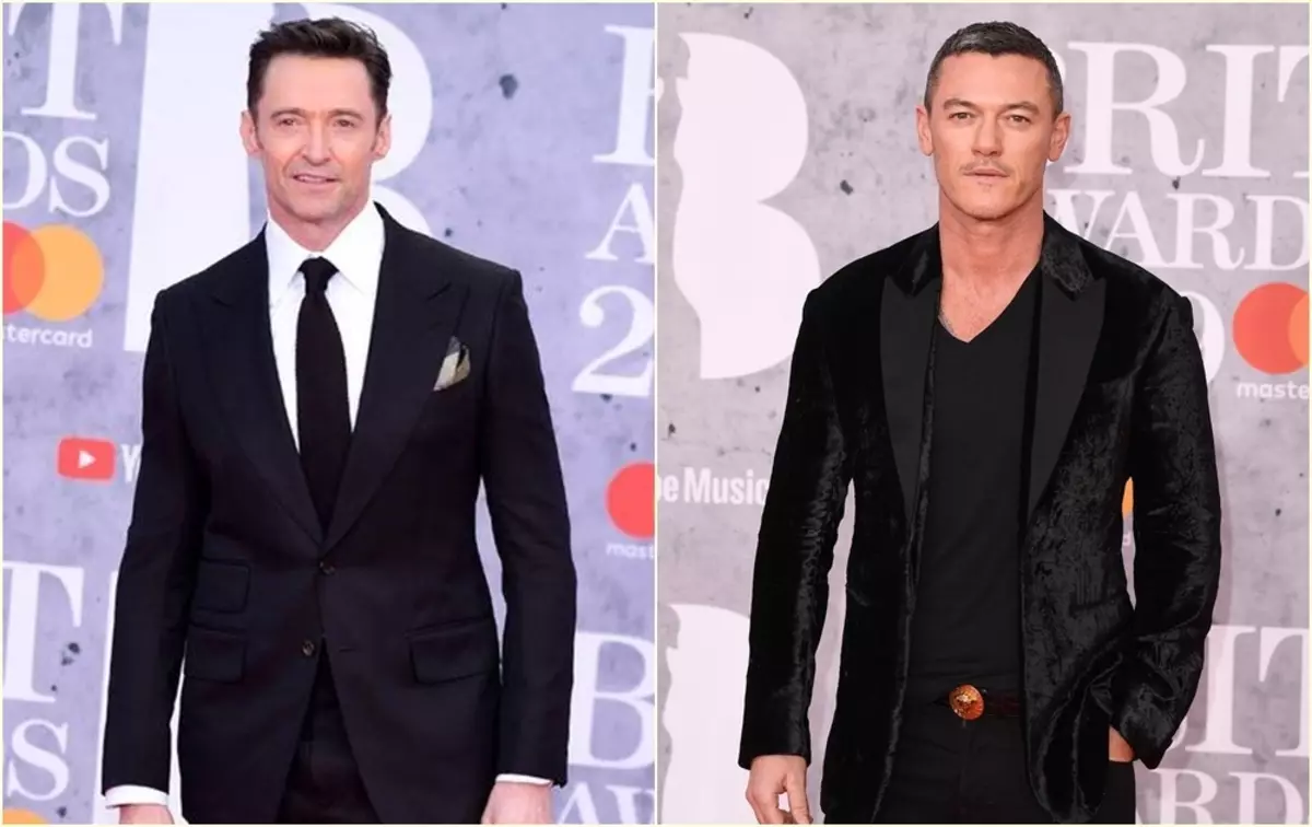 Grianghraf: Hugh Jackman, Jared Samhraidh, Luke Evans agus Réaltaí Eile ar Ghradaim Brit na Cairpéad Dearg