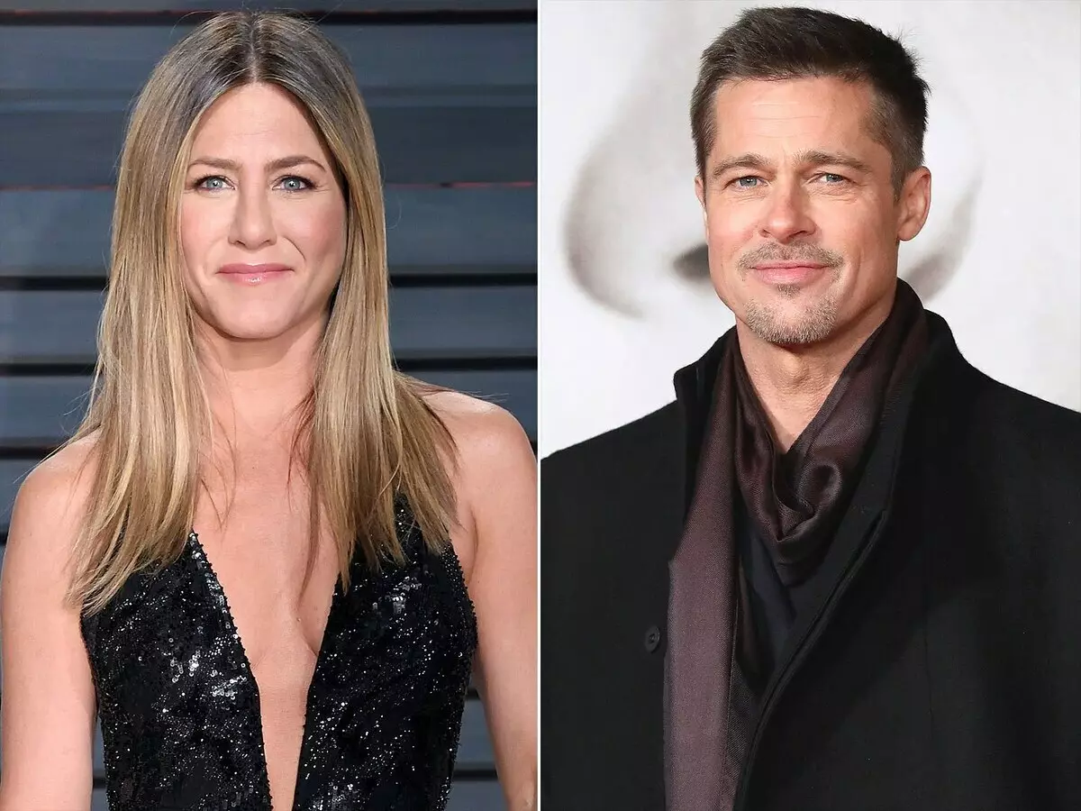 Foto: Brad Pitt Ha det gøy på bursdagen til den tidligere kone Jennifer Aniston