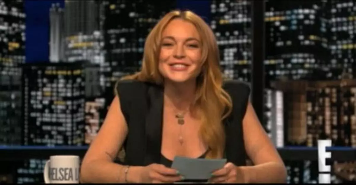 Lindsay Lohan på Chelsea Handler