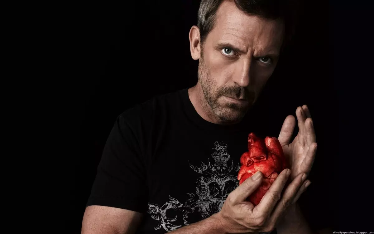 Hugh Laurie dina acara Elensheres