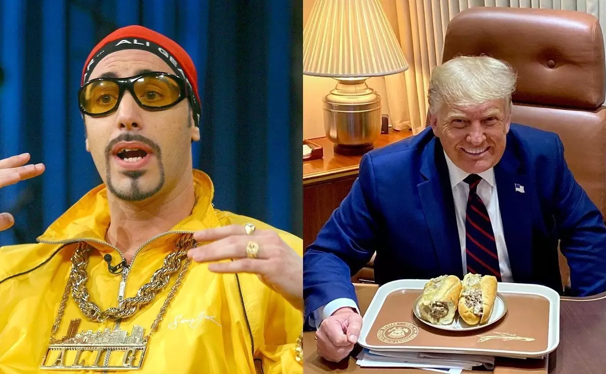 Sasha Baron Cohen powiedziała, jak wywiad Donald Trump na obrazie Ali Ji