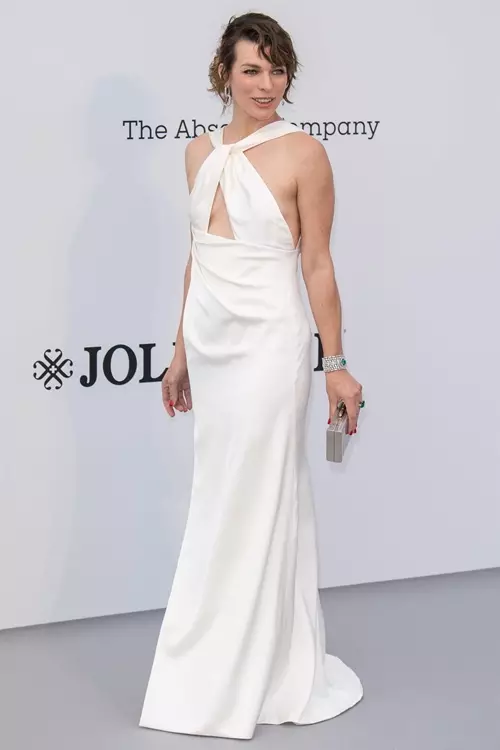 Cannes-2019: Nina Dobrev, Kendall Jenner, Mill Yovovich kandi ni izindi nyenyeri kuri Amfar Gala 41476_11
