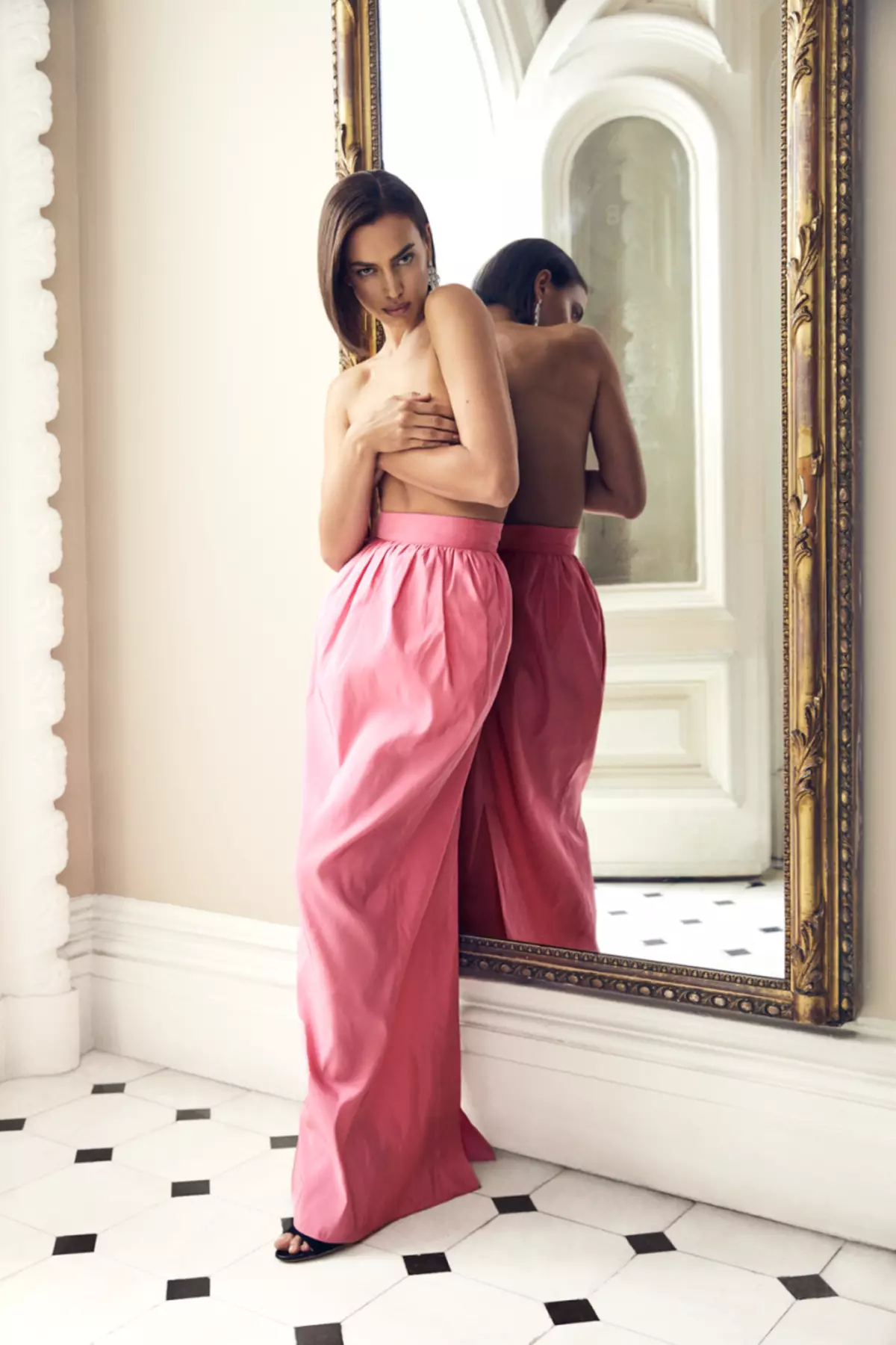 Irina Shayk in a photo shoot for Harper's Bazaar: 