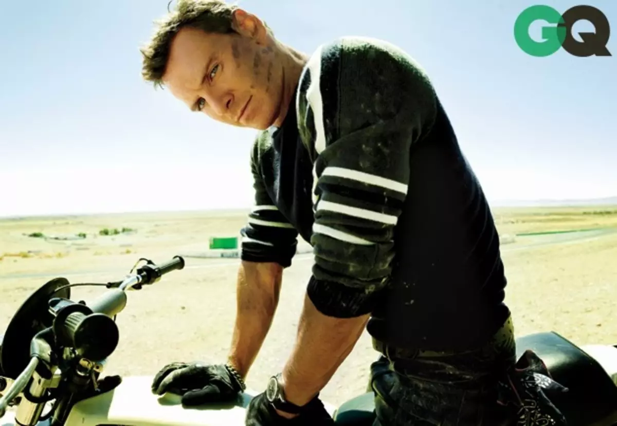 Michael Fassbender i GQ Log. November 2013.