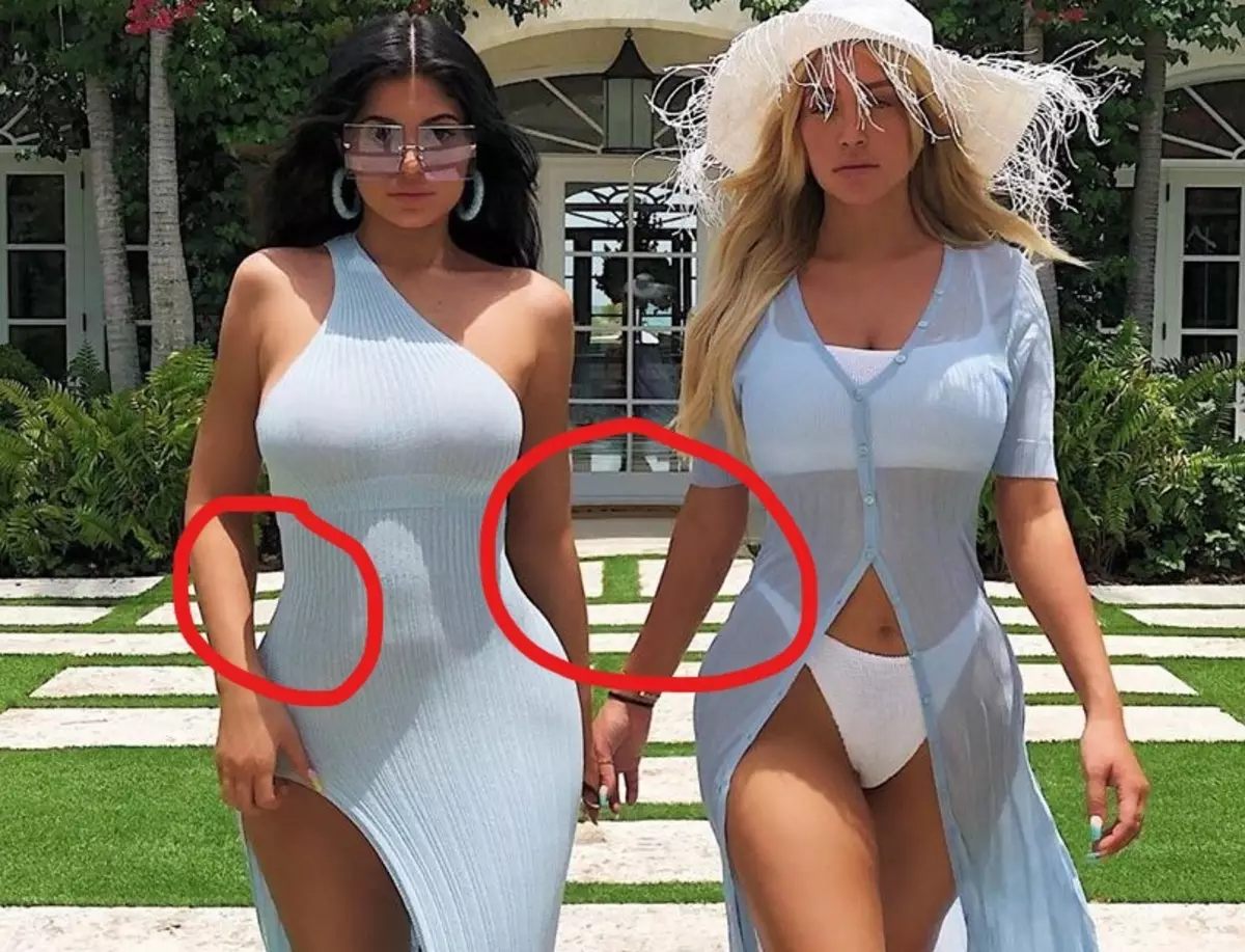 To ne uspe: Kylie Jenner je bil smešno za uporabo Photoshopa 44642_4