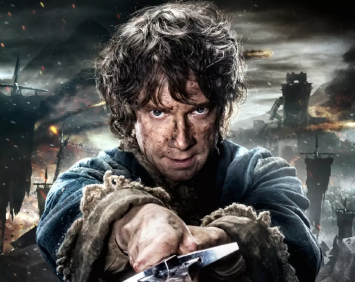 Film tal-Karattri-Poster "Hobbit: Battalja tal-ħames militani"