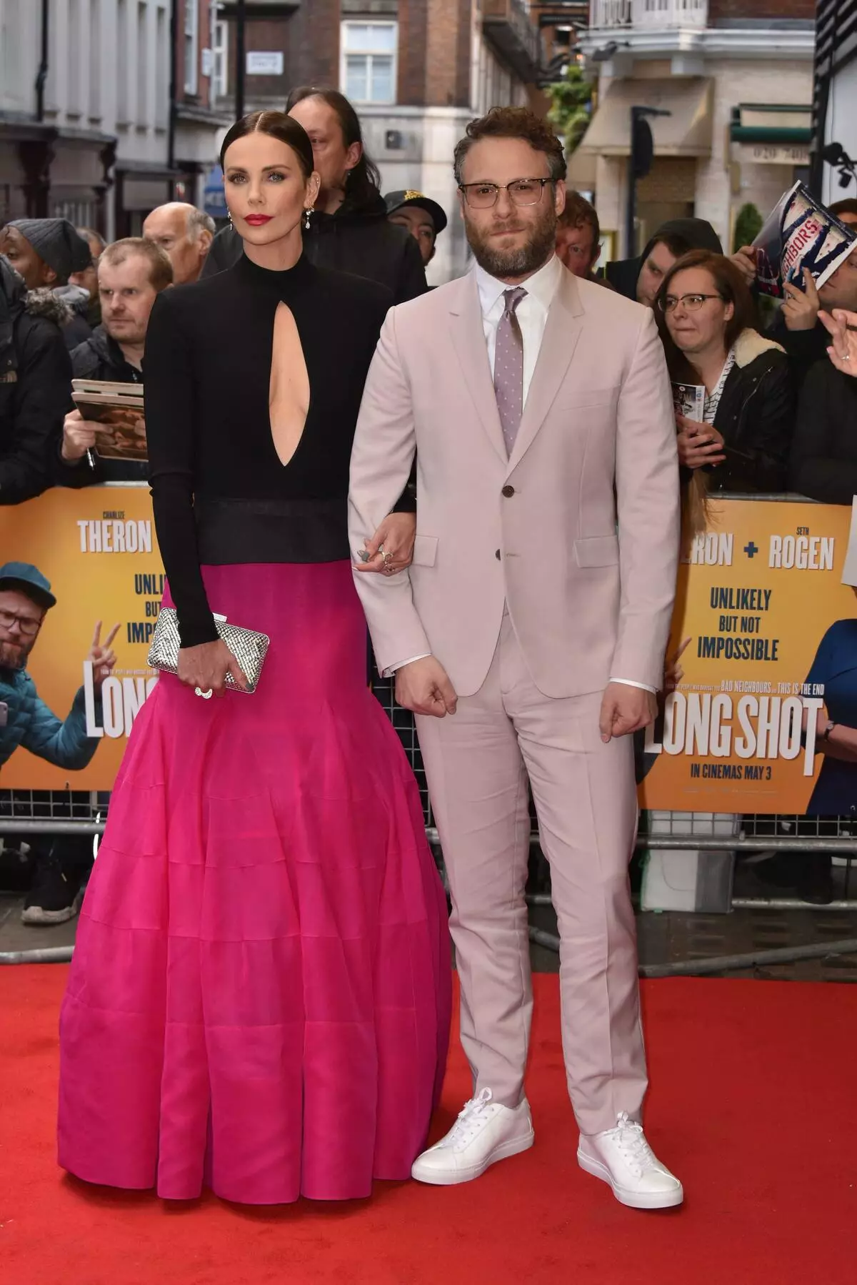 Photo: Charlize Theron and Seth Rogen at the premiere of the film 