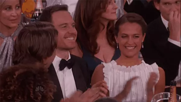 Kaluaran anu jarang: Michael Fassbender sareng Alicia Minander Partéi Louis dina Minggu Minggu 47485_6