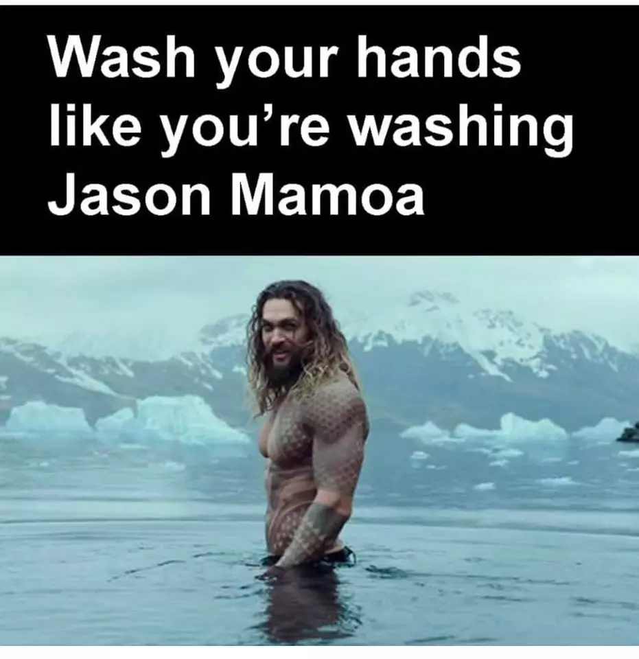 អាក្រាត Triso Jason Momoa ត្រូវបានប្រើក្នុងការប្រយុទ្ធប្រឆាំងនឹង Coronavirus 47868_1