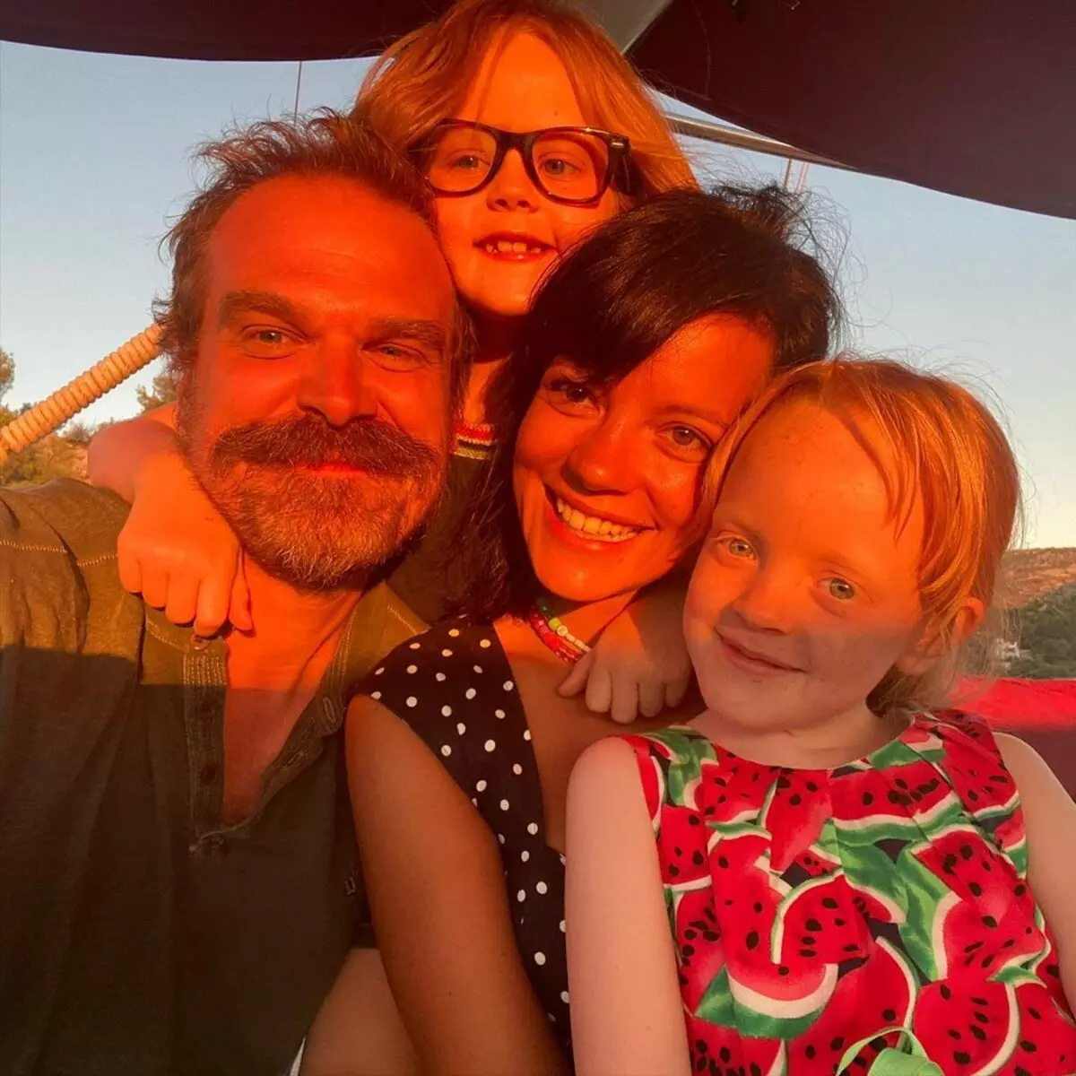 David Harbour dan Lily Allen telah berkahwin di Las Vegas dan menunjukkan gambar 49033_4