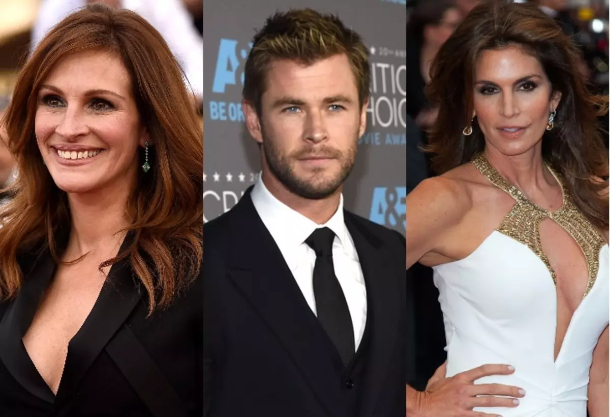 Chris Hemsworth, Julia Roberts, Cindy Crawford og andre vil få en stjerne på Hollywood Walk of Glory