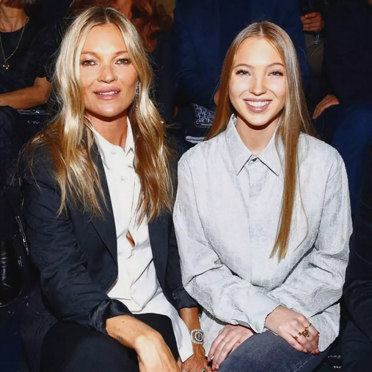 Lánya Kate Moss először elérte a Divat Podiumot a Miu Miu show-ban 49997_2