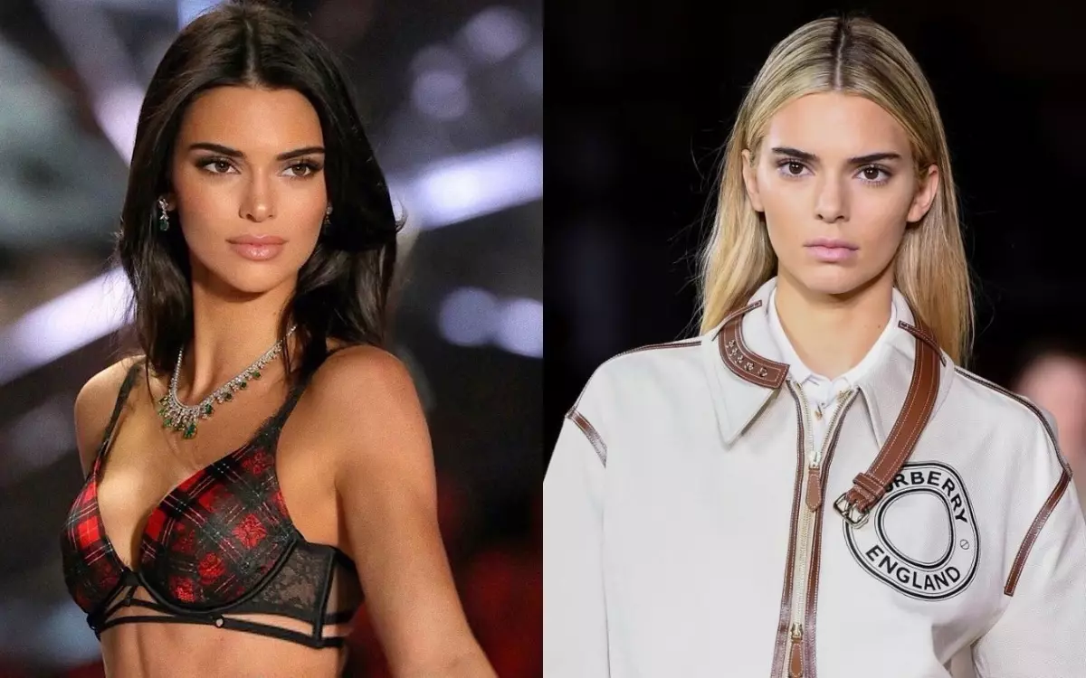 Tiba-tiba dan terang: Kendall Jenner mengejutkan peminat berambut perang 50001_4