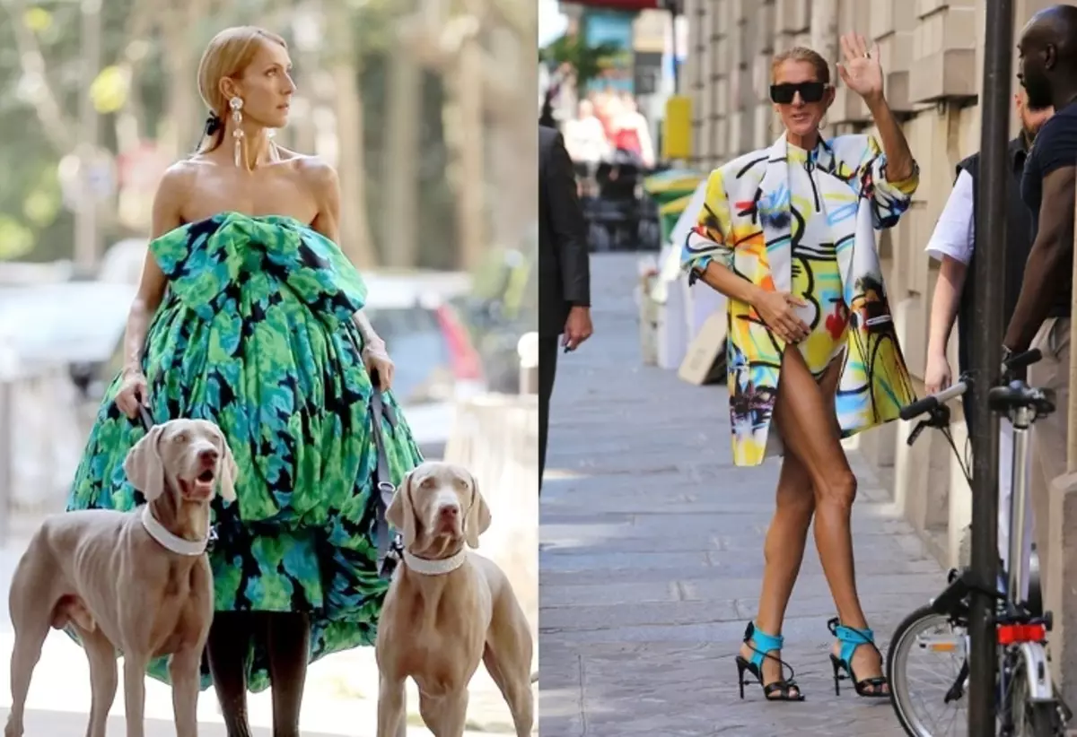 Ifoto: Amashusho 10 kandi adasanzwe ya Celine Dion hamwe na Fashion Erekana i Paris