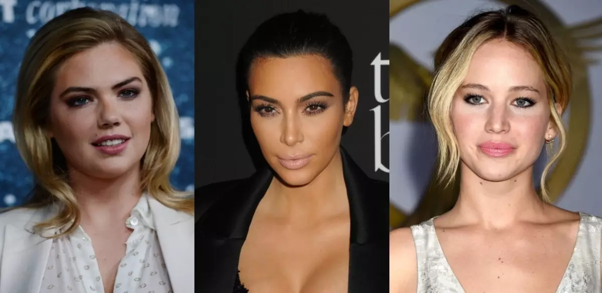 Jennifer Lawrence, Kate Upton e Kim Kardashian - Celebrità più popolari in Google