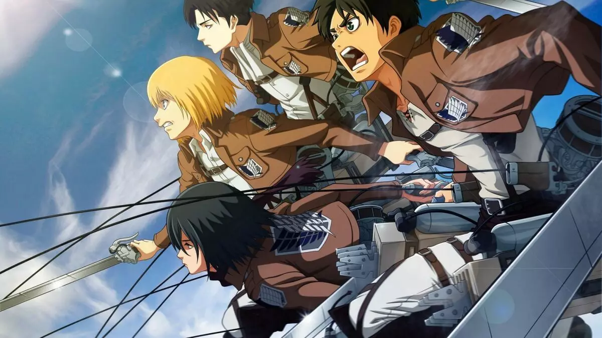 Priekaba 4 sezonai "Attack Titans" nustatykite įrašą