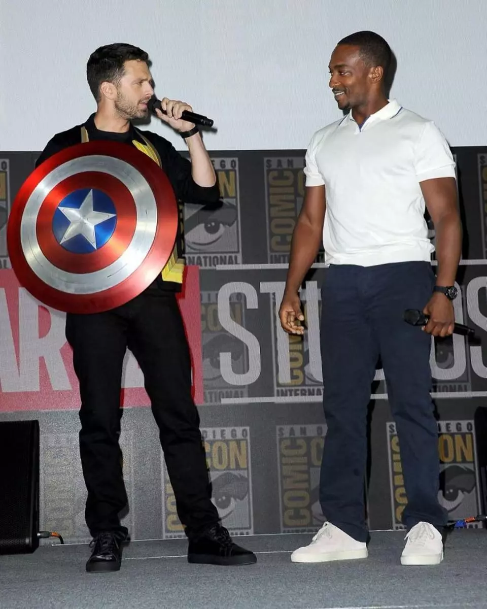 Nuevo Capitán América lucha contra el video de filmación 