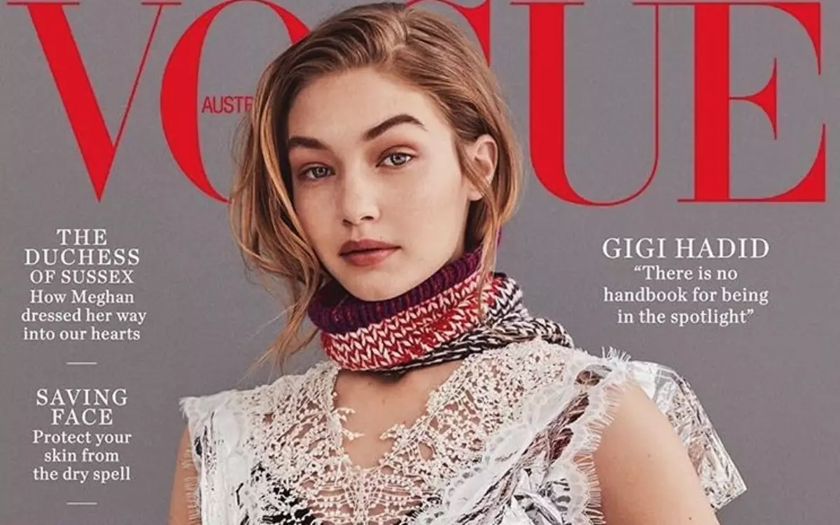 Jiji Hadid decorated Cover Vogue and called on women to learn to say "no"