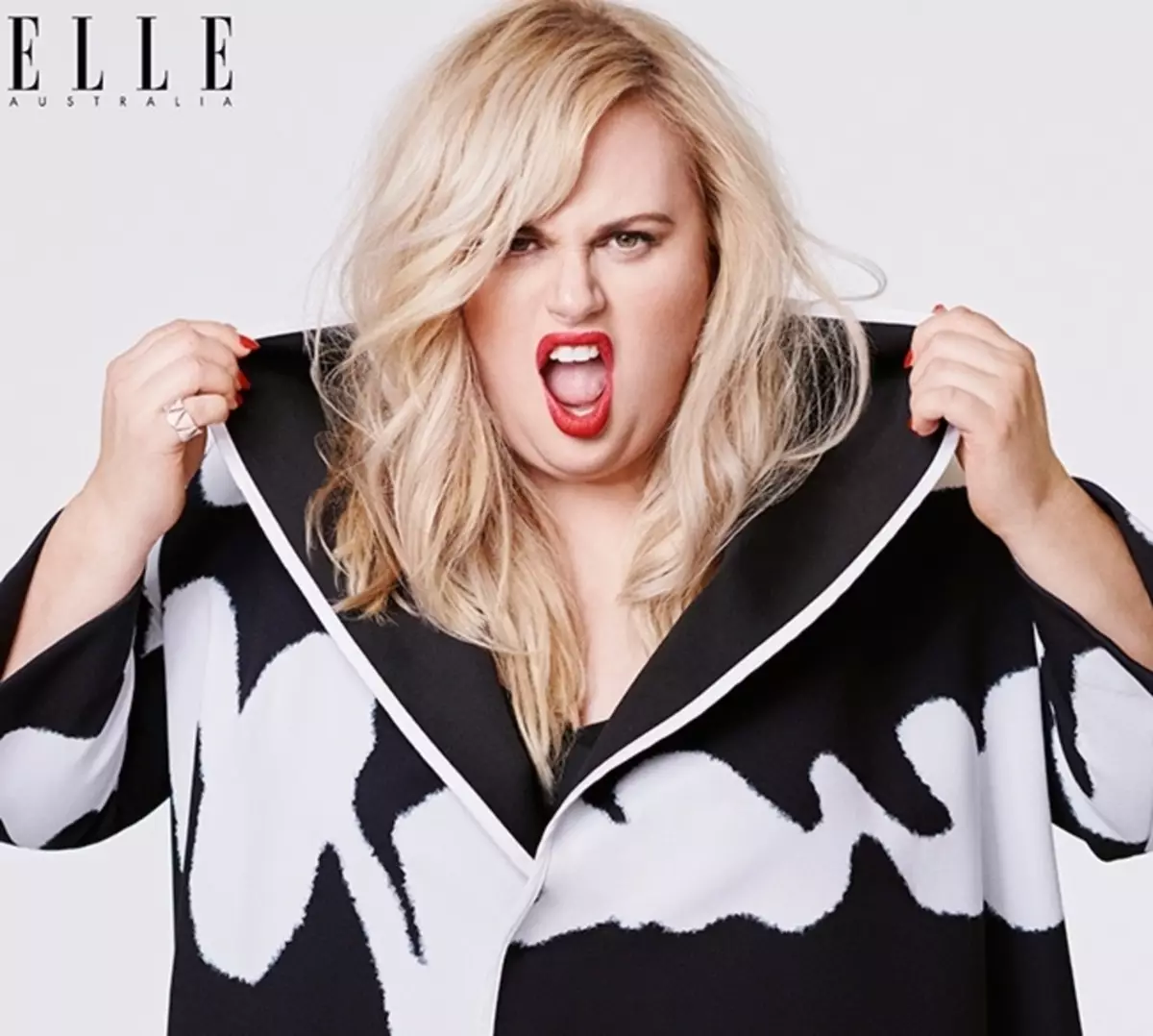 Rebel Wilson i Elle Australia Magazine. April 2015.