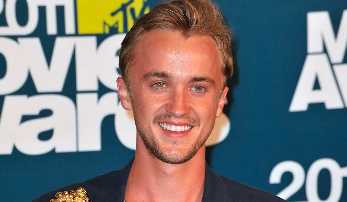 Draco proti Lucius: hvězda "Harry Potter" Tom Felton hrál s "otcem" v postavách