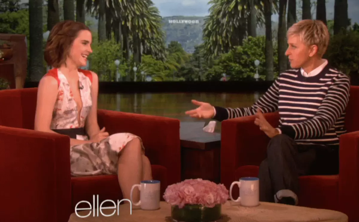 Emma Watson On Show Ellen Deldzheresz