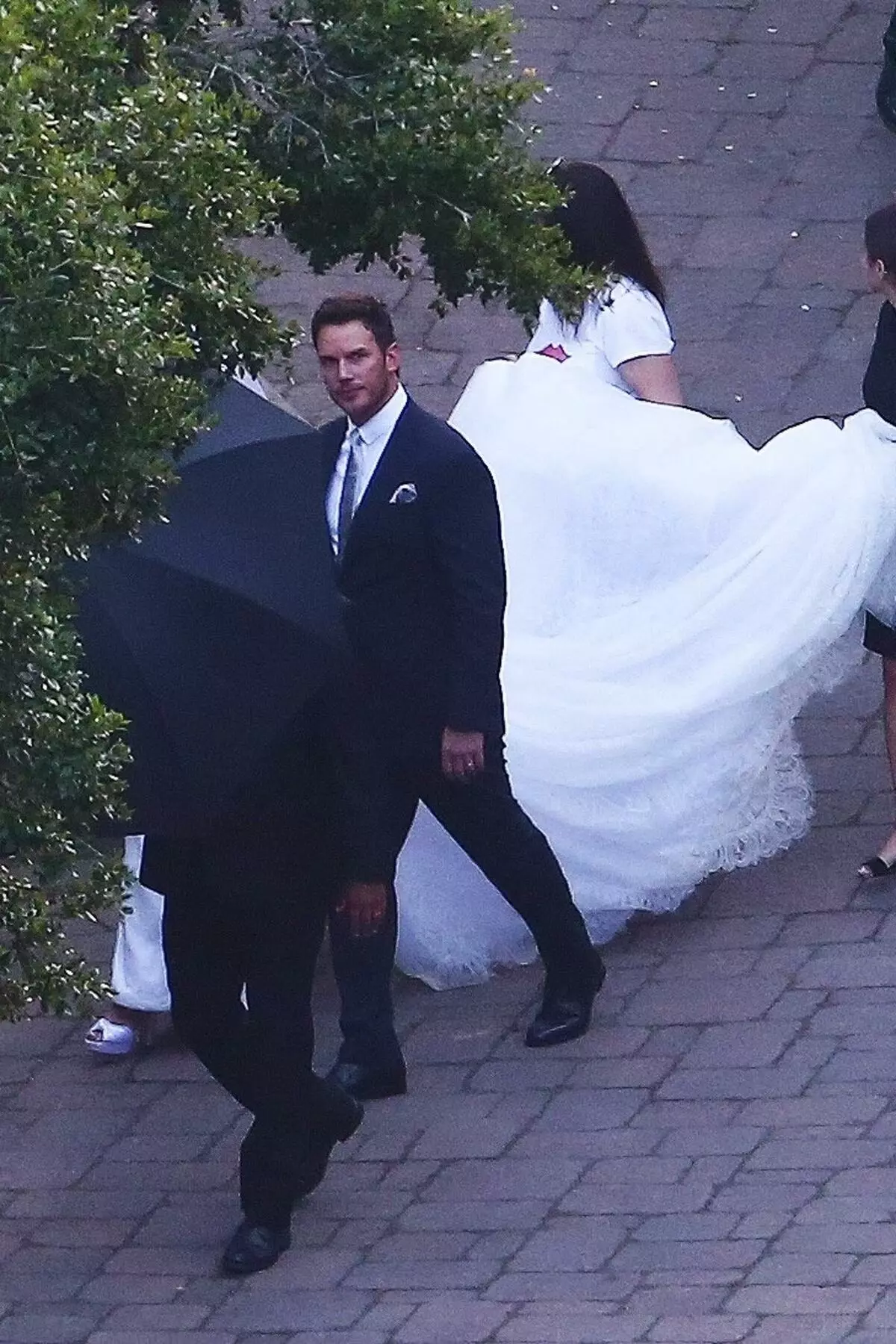 Chris Prett และ Catherine Schwarzenegger แต่งงานแล้ว: ภาพถ่ายจากงานแต่งงาน 60465_1