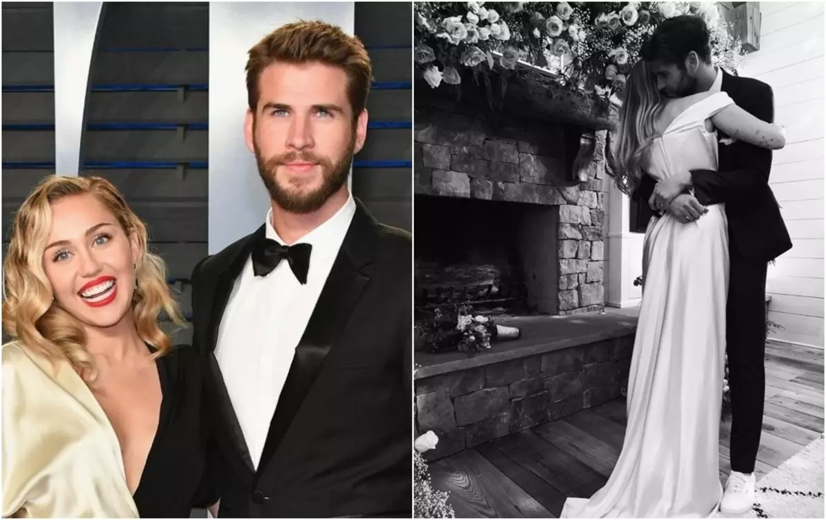 Rəsmi: Miley Cyrus, toy fotolarını göstərərək Liam Hemsworth ilə evliliyi təsdiqlədi