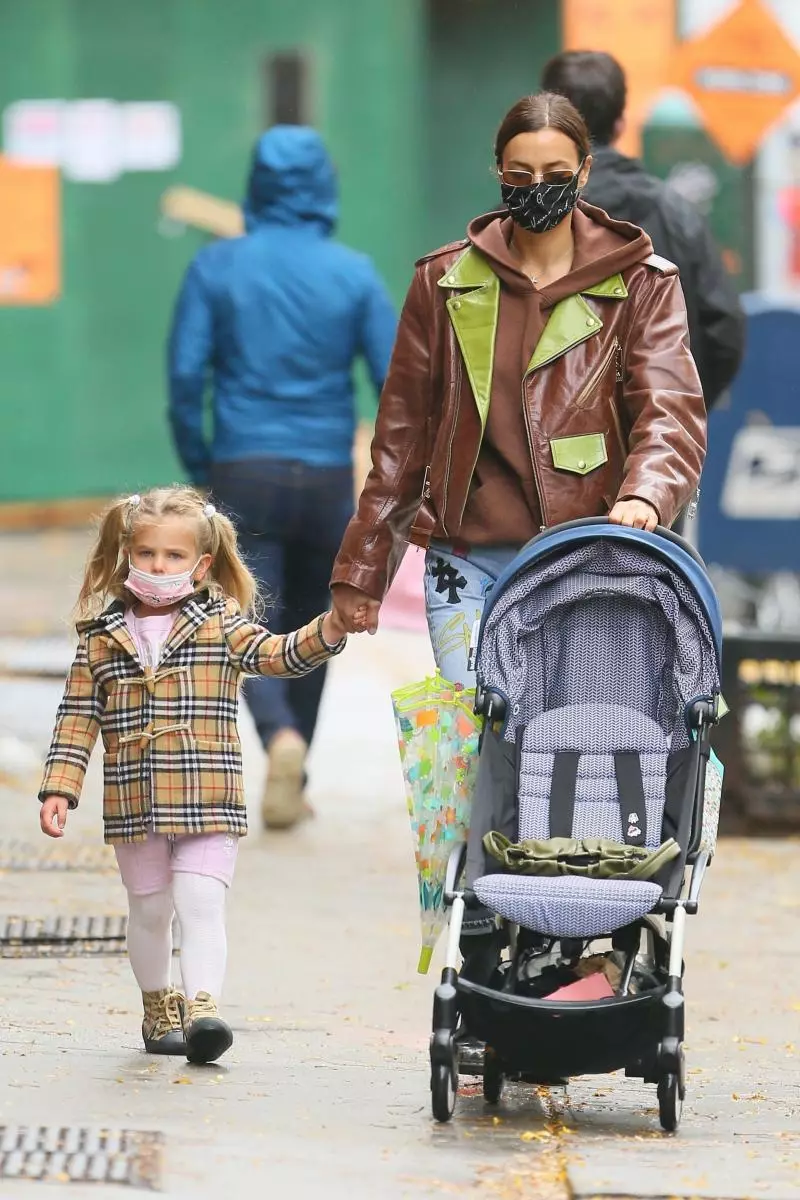 Irina Shayk y Bradley Cooper grabaron a una hija de tres años Leu en cursos rusos 62252_1