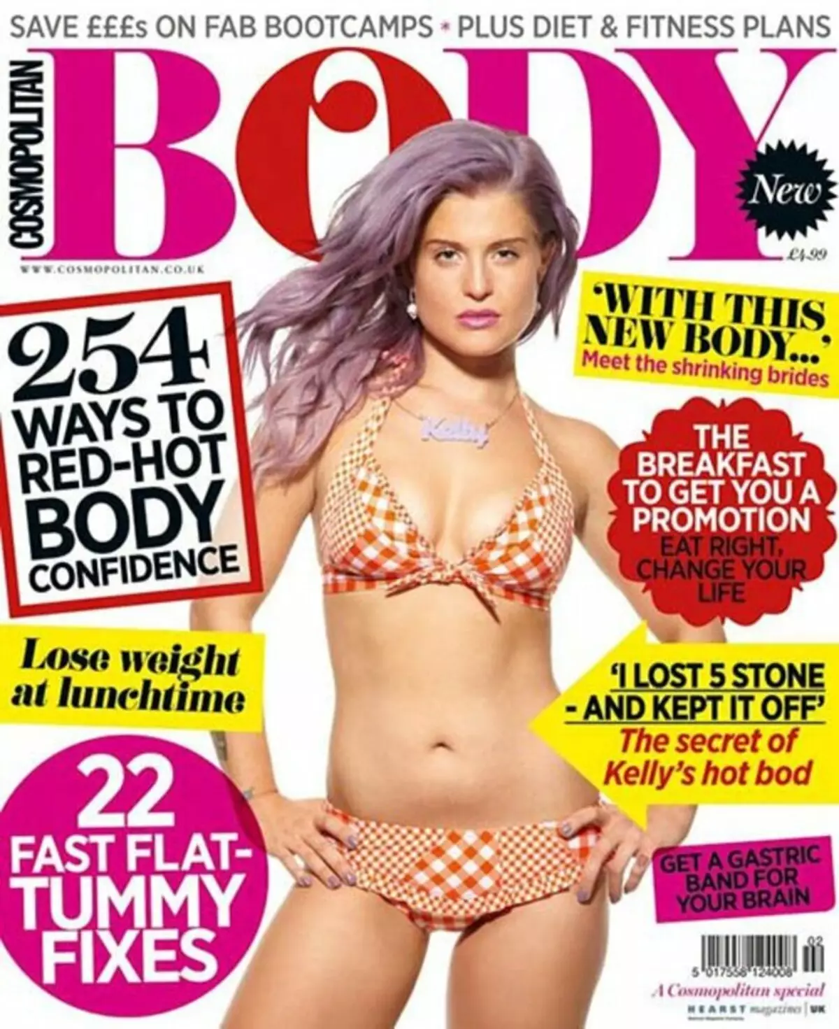 Кели Осбърн в списание Cosmopolitan Body. Януари 2013 г.