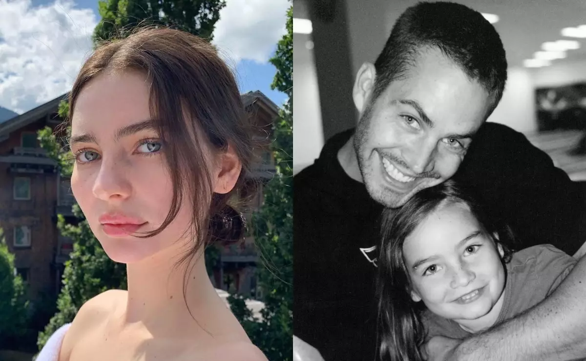 Putri saka almarhum Paul Walker saka Fursazha nuduhake foto archival cute