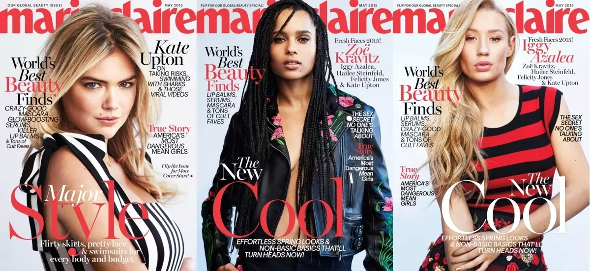 Zoe Kravitz, Kate upon, Iggy Azalia i altres a la revista Marie Claire. Maig 2015.