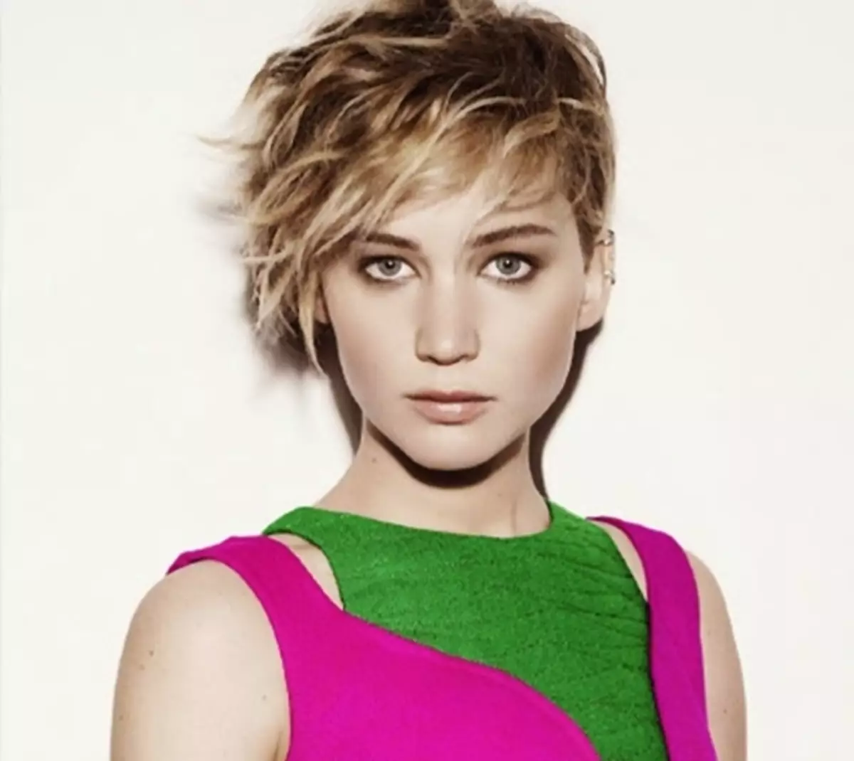 Jennifer Lawrence in Marie Claire magazine. June 2014.