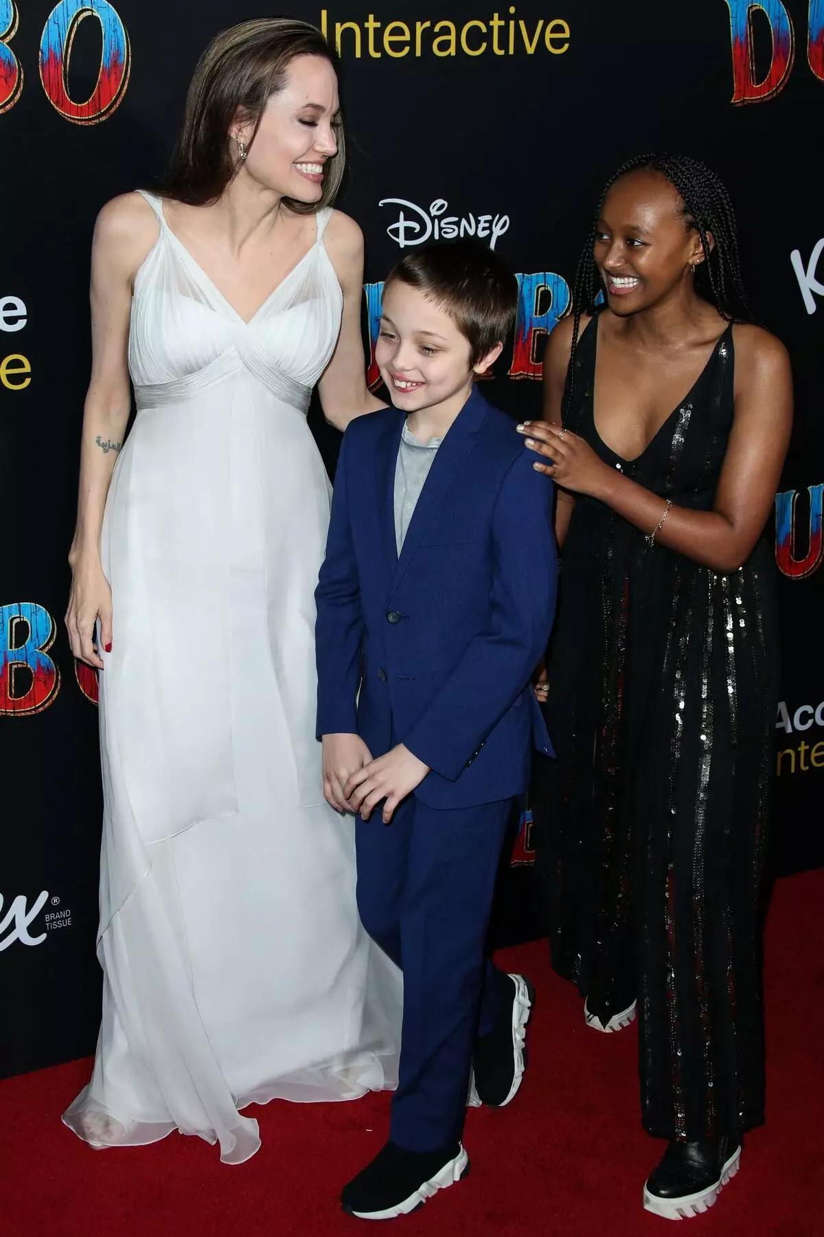 Angelina Jolie with children, Colin Farrell, Eva Green and other stars at the premiere of 