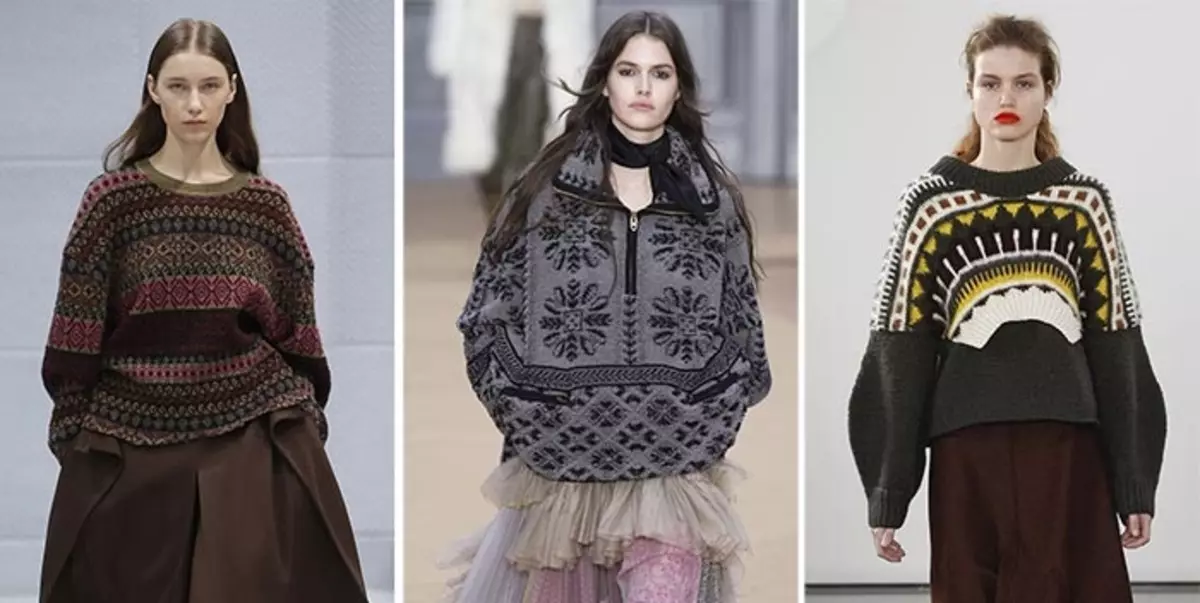 Moda femenina suéteres otoño-invierno 2017-2018: photo