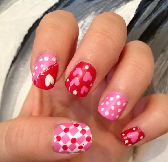 Photo ideas and manicure lessons on February 14 - Valentine's Day 72013_23