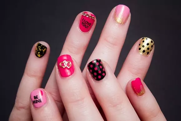 Photo ideas and manicure lessons on February 14 - Valentine's Day 72013_27