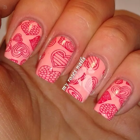 Photo ideas and manicure lessons on February 14 - Valentine's Day 72013_28