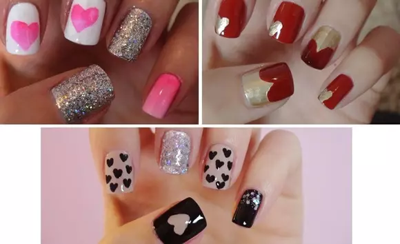 Mufananidzo mazano uye manicure zvidzidzo musi waFebruary 14 - Zuva raValentine 72013_3