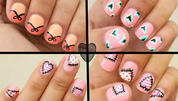 Imibono Yezithombe Nezifundo ze-Manicure ngoFebhuwari 14 - Usuku lukaValentine 72013_4