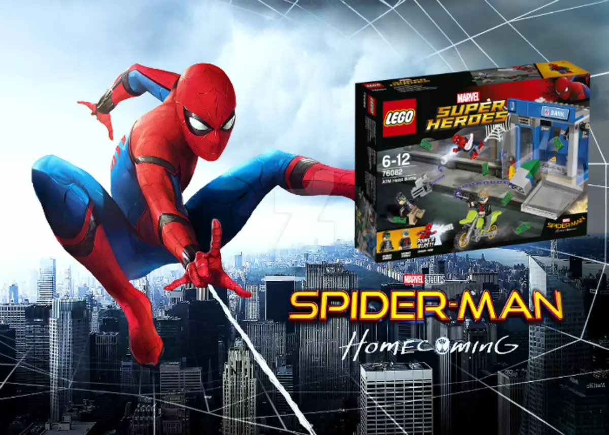 LEGO apresentou uma nova coleção de brinquedos em homenagem a "Spider Man: voltar para casa"