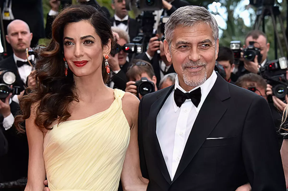 George en Amal Clooney wag vir tweeling