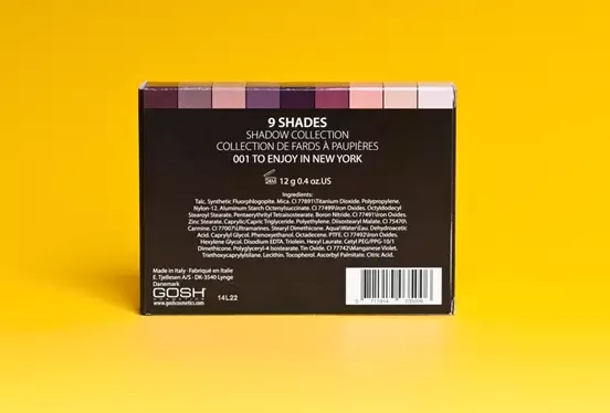 Secrets Beauty: Gosh 9 Shades Cień Kolekcja Cień Kolekcja 73187_1