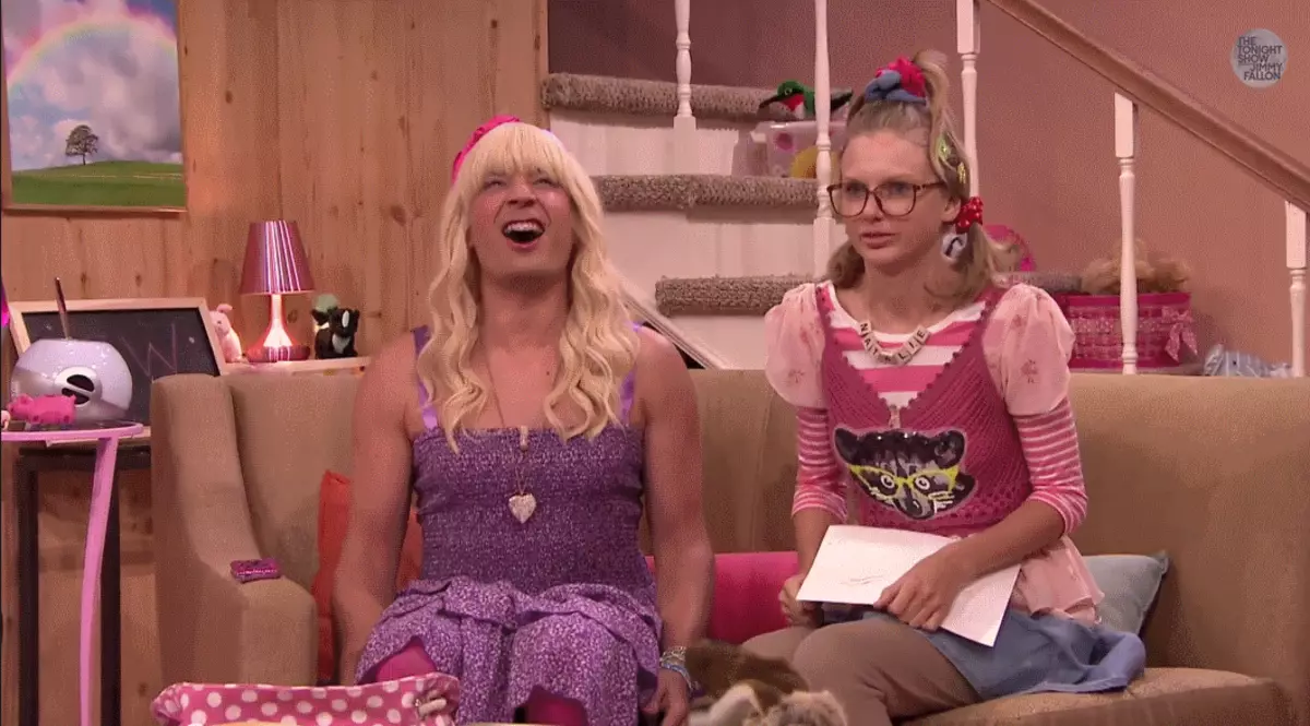 Taylor Swift in mostra Jimmy Fallon